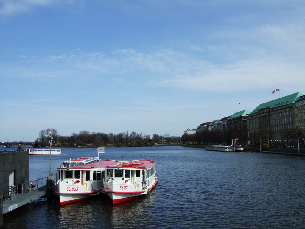 An der Alster (Jungfernstieg)